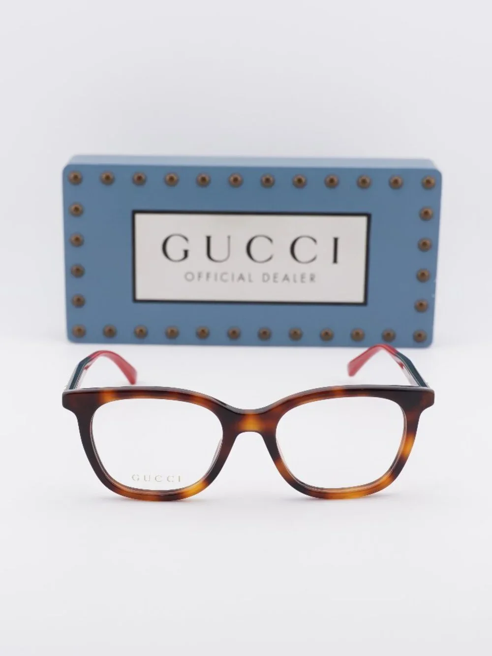 Gucci GG1864O 002 Square Eyeglasses 50mm - Havana